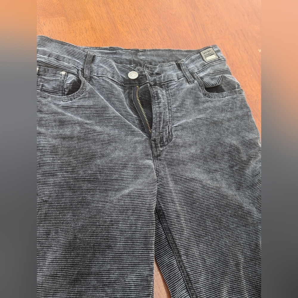 Versace Couture Velour Corduroy Velvet Pants